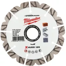 Алмазный диск скоростной Milwaukee Speedcross X-HUDD 125 мм (Арт. 4932492148)