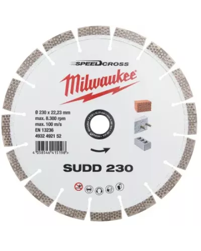 Алмазный диск скоростной Milwaukee Speedcross SUDD 230 мм (Арт. 4932492152)