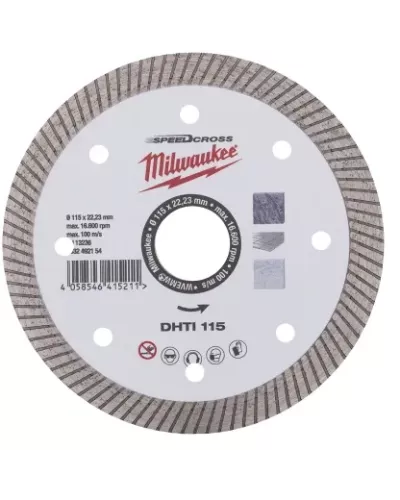Алмазный диск скоростной Milwaukee Speedcross DHTi 115 мм (Арт. 4932492154)