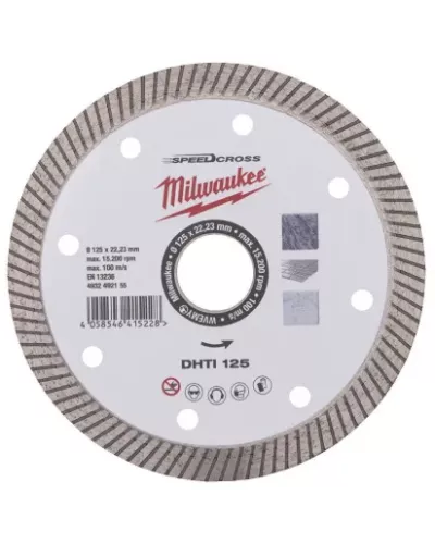 Алмазный диск скоростной Milwaukee Speedcross DHTi 125 мм (Арт. 4932492155)