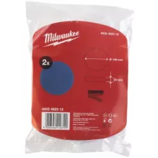 Мягкий полировальный круг Milwaukee Ø140x20 мм крепление Велькро(липучка) (2шт) (Арт. 4932492312)