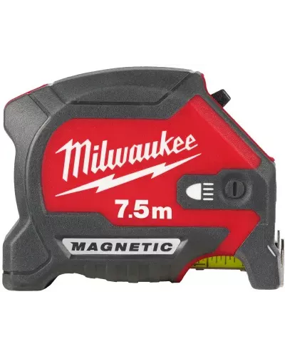 Рулетка Магнетик (Magnetic) с подсветкой 7,5 м Milwaukee