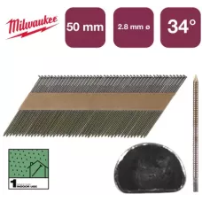 Гвозди с D-образной головкой 34° для M18 FFN (2200 шт.) Milwaukee