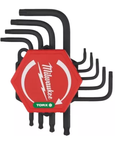Ключи L-образные TORX короткие в футляре T8-T40 (9ед/наб) (Арт. 4932492703)