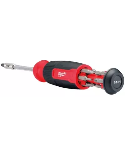 Универсальная отвертка 14 IN 1 MULTI-BIT SCREWDRIVER Milwaukee