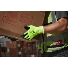 Перчатки защитные Hi-Vis Cut level (Хай Виз Кат Левел) 1/A, M/8 (12 пар) (Арт. 4932492914)