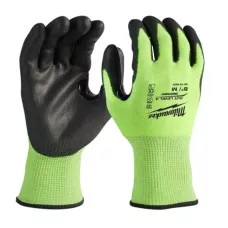 Перчатки защитные Hi-Vis Cut level (Хай Виз Кат Левел) 3/C, S/7 (12 пар) (Арт. 4932492918)