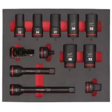 Головки 3/4'' ударные удлиненные SHOCKWAVE™ набор №1 в ложементе 11ед. (Арт. 4932493398)