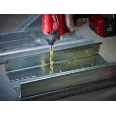 Набор сверл по металлу с хвостовиком 1/4'' Hex Milwaukee RED HEX HSS-TiN (10 шт) (3-10мм) (замена для 48894759) (Арт. 4932493865)