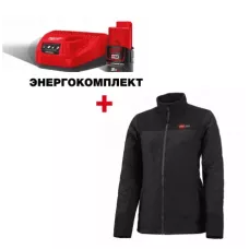 Куртка женская с подогревом пуховая Milwaukee M12 HJP Ladies-0 (M) с АКБ и З/У  (Арт. 4933464341/a)