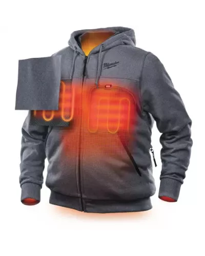 M12™ серая толстовка с подогревом M12 HH GREY3-0 (S)