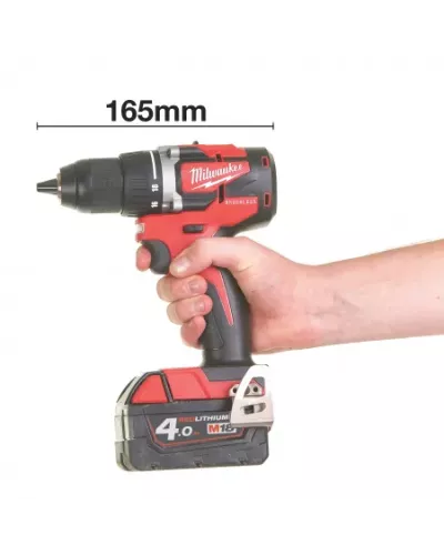 M18™ Компактная бесщеточная дрель - шуруповерт M18 CBLDD-402C Milwaukee