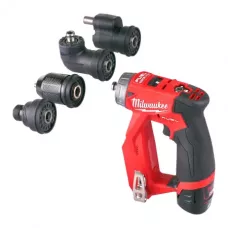 M12 FUEL™ дрель-шуруповёрт со съёмными насадками M12 FDDXKIT-202X Milwaukee