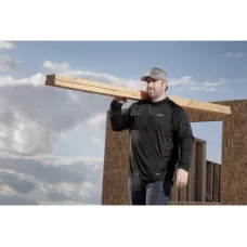 Футболка черная с длинным рукавом с подогревом Milwaukee L4 HBLB-301 (XL) (Арт. 4933478084)