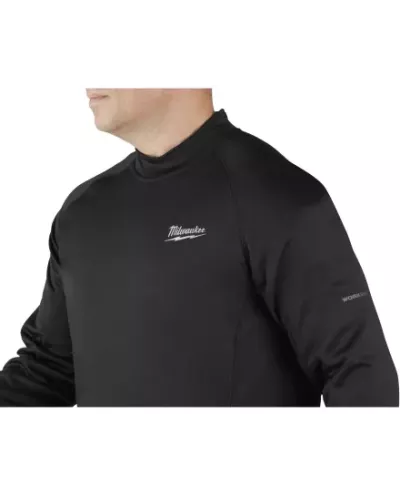 Футболка черная с длинным рукавом с подогревом Milwaukee L4 HBLB-301 (XXL) (Арт. 4933478085)