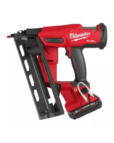 Аккумуляторный гвоздезабиватель(нейлер) с наклонным магазином Milwaukee M18 FN16GA-202X FUEL (Арт. 4933478092)