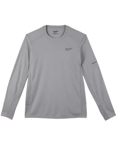 Футболка серая с длинным рукавом Milwaukee WWLSG (XL) (Арт.4933478191)