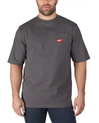Футболка темно-серая Milwaukee WTSSG (XL) (Арт.4933478234)