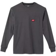 Футболка темно-серая с длинным рукавом Milwaukee WTLSG (S) (Арт.4933478237)