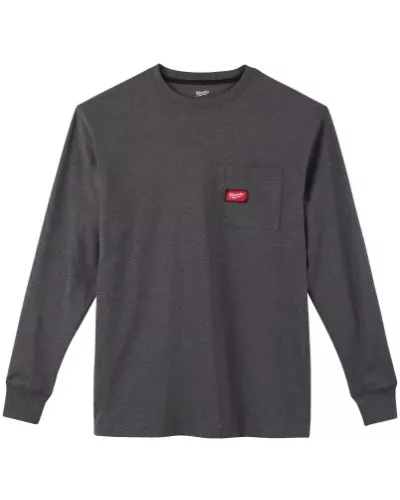 Футболка темно-серая с длинным рукавом Milwaukee WTLSG (XL) (Арт.4933478240)