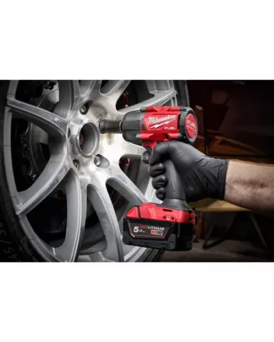 Аккумуляторный среднемоментный ударный гайковерт с фиксацией пином M18 FMTIW2P12-502X FUEL (1/2