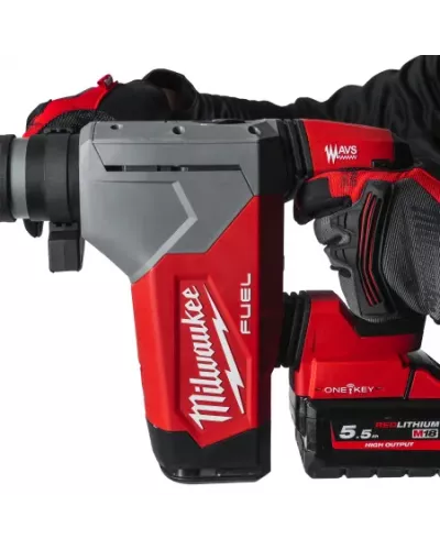 Аккумуляторный 4-х режимный SDS-Plus перфоратор со съемным патроном FIXTEC Milwaukee M18 ONE FHPX-0 FUEL ONE-KEY (Арт. 4933478885)