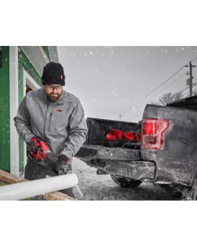 Куртка серая с подогревом Milwaukee M12 HJ GREY5-0 (S) (Арт.4933478972)