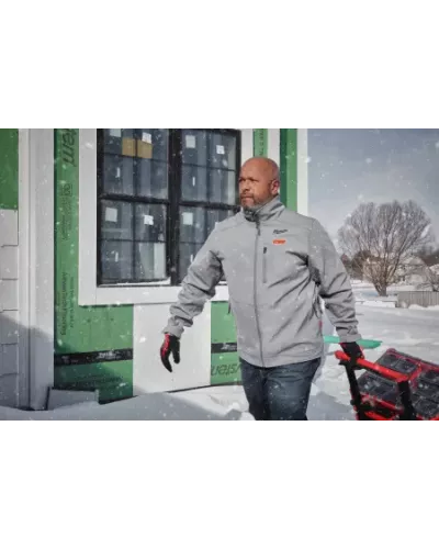 Куртка серая с подогревом Milwaukee M12 HJ GREY5-0 (M) (Арт.4933478973)