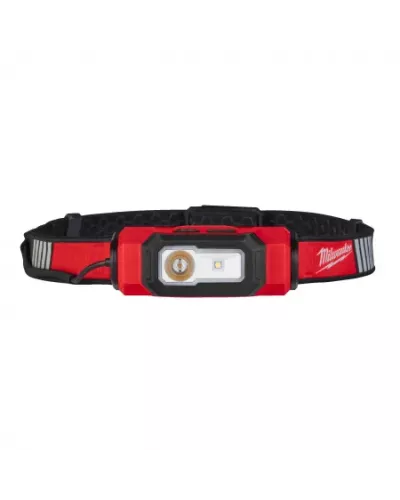 Аккумуляторный налобный, светодиодный фонарь, заряжаемый через USB Milwaukee L4 HL-VIS-301 (Арт. 4933479768)