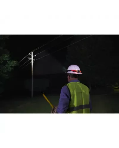 Аккумуляторный налобный, светодиодный фонарь, заряжаемый через USB Milwaukee L4 HL-VIS-301 (Арт. 4933479768)