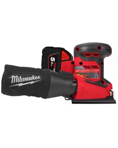 Аккумуляторная вибрационная шлифовальная машина M18 BQSS-502B Milwaukee