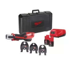 Аккумуляторный инструмент для обжима труб M12 HPT-202C Geberit Mapress Set Milwaukee