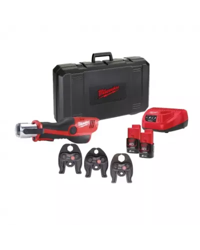 Аккумуляторный инструмент для обжима труб M12 HPT-202C Geberit Mapress Set Milwaukee