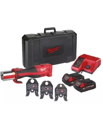 Аккумуляторный инструмент для обжима труб M18 BLHPT-202C Geberit Mapress Set Milwaukee