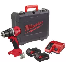MILWAUKEE Акк. ударная дрель-шуруповерт M18 BLPDRC-202C, арт. 4933492822, шт