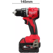 Аккумуляторная дрель-шуруповерт M18 BLDDRC-402C Milwaukee