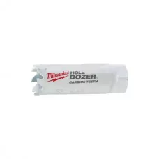 Коронка биметаллическая с твердосплавными зубьями Milwaukee HOLE DOZER CARBIDE 19 мм  (Арт. 49560702)