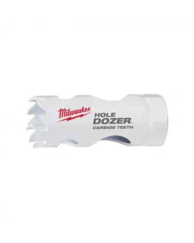 Коронка биметаллическая с твердосплавными зубьями Milwaukee HOLE DOZER CARBIDE 22 мм  (Арт. 49560704)