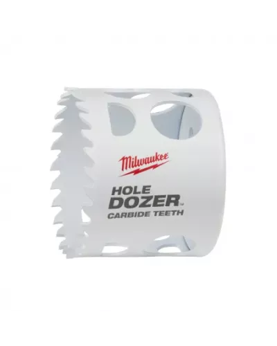 Коронка биметаллическая с твердосплавными зубьями Milwaukee HOLE DOZER CARBIDE 57 мм  (Арт. 49560724)
