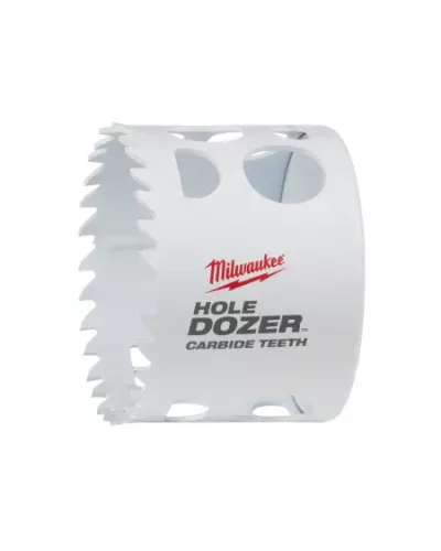 Коронка биметаллическая с твердосплавными зубьями Milwaukee HOLE DOZER CARBIDE 64 мм  (Арт. 49560727)