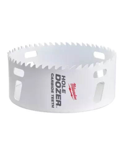 Коронка биметаллическая с твердосплавными зубьями Milwaukee HOLE DOZER CARBIDE 114 мм  (Арт. 49560746)