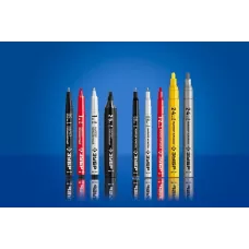 ЗУБР  2-4 мм, круглый, желтый, маркер-краска, Профессионал (06325-5)