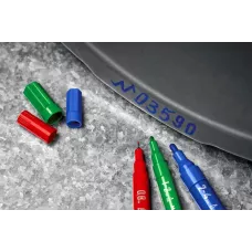 ЗУБР  2-4 мм, круглый, белый, маркер-краска, Профессионал (06325-8)