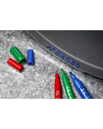 ЗУБР  МК-200 1 мм, круглый, красный, маркер-краска, Профессионал (06326-3)
