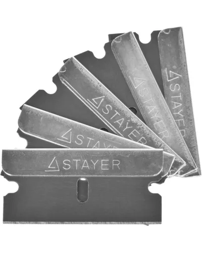STAYER Н01, 40 мм, сменные лезвия для скребка 08549-S5_z01