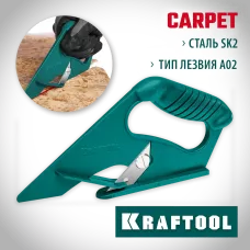 KRAFTOOL  LINO тип А02, Нож для напольных покрытий (0930_z02)