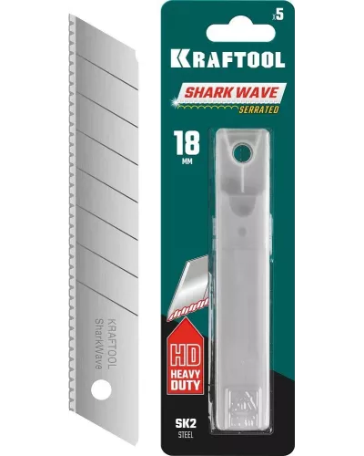 KRAFTOOL 18 мм, 5 шт, лезвия сегментированные BM-18 09604-18-S5