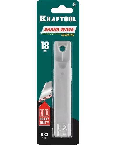 KRAFTOOL 18 мм, 5 шт, лезвия сегментированные BM-18 09604-18-S5
