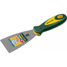 KRAFTOOL  65 мм, х-образное профилированное полотно, двухкомпонентная ручка, нержавеющий, шпатель (10035-065)