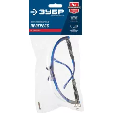 ЗУБР прозрачные, химическистойкие, устойчивая к царапинам и запотеванию, защитные очки БАРЬЕР 110487